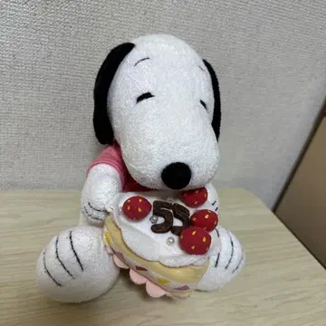 스누피 55th USJ 유니버셜 케이크 봉제 인형 23cm