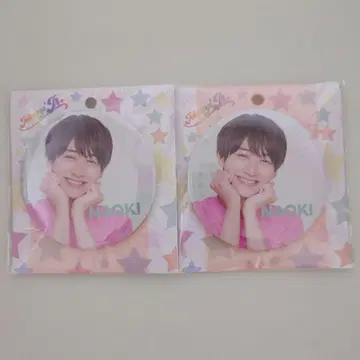후지이 나오키 캔뱃지 2개 세트