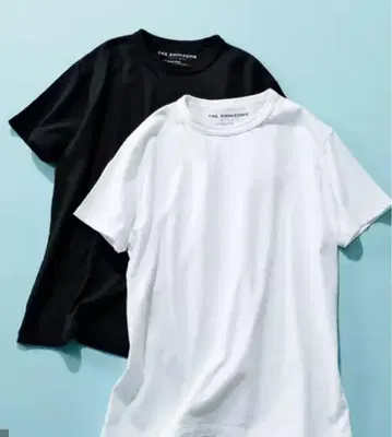 Shinzone 2PAC T-SHIRTS 블랙&화이트 팩T