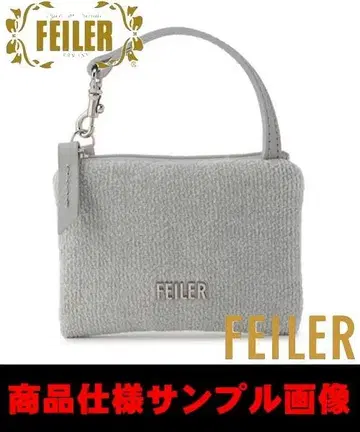 FEILER 사이드 파우치 유니 실버 그레이
