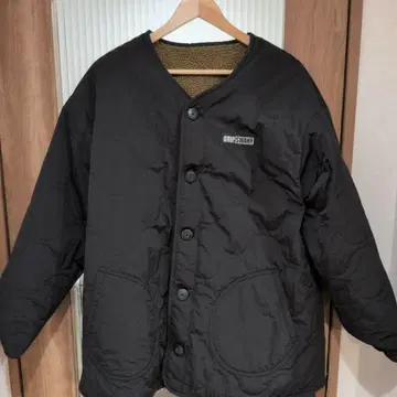 GRIP SWANY 퀼팅 자켓 블랙