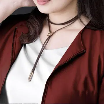 새상품 FF7 파이널 판타지 VII 가죽 목걸이 앨리스 초커