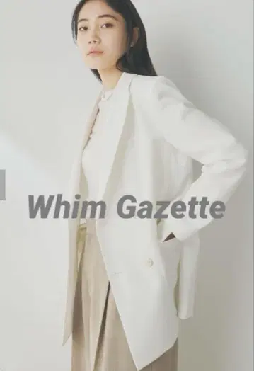 새상품, 택 포함 whim gazette 윔 가젯 시어 더블 자켓