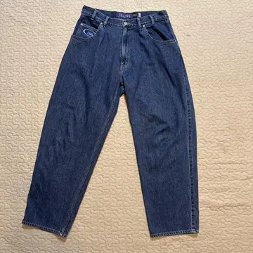 OVAL LOGO BLK DENIM PANT