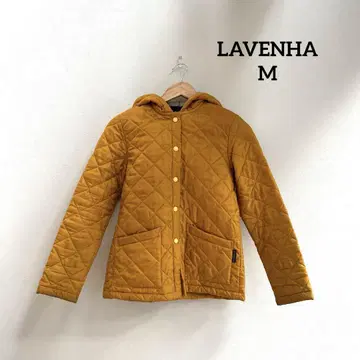 [ LAVENHAM ] [ 새상품급 ] 퀼팅 자켓 후드 부착 겨울 아우터