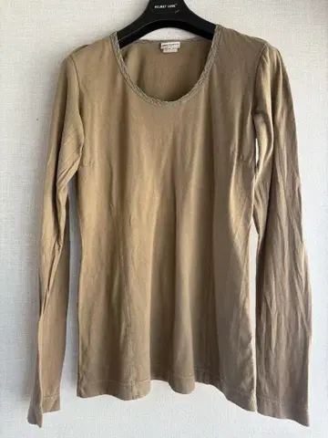 레어 DRIES VAN NOTEN 본인기 베이지 긴팔T셔츠 M