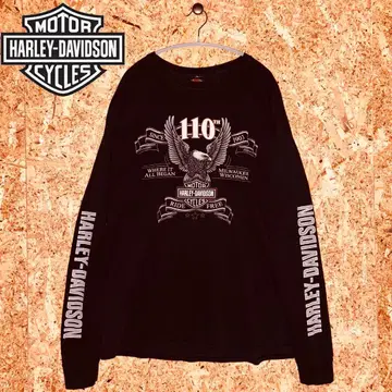Harley-Davidson 롱T 이글 프린트 사이즈 2XL 구제 의류
