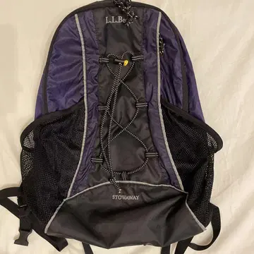 [ L.L.Bean ] Stowaway 백팩 블랙 x 퍼플