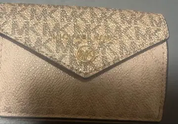MICHAEL KORS 3단 폴더형 지갑 베이지
