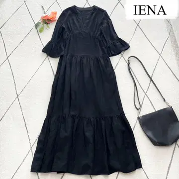 [ 새상품급 ] 이에나 IENA 린넨 티어드 롱 원피스