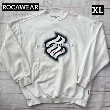 로카웨어 빅 사이즈 자수 프린트 빅 로고 맨투맨 ROCAWEAR