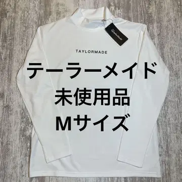 테일러메이드 긴팔 모크넥 셔츠 M 사이즈 화이트