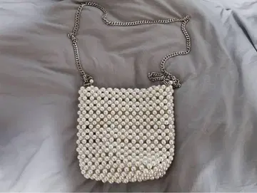 ZARA 펄풍 비즈 숄더백