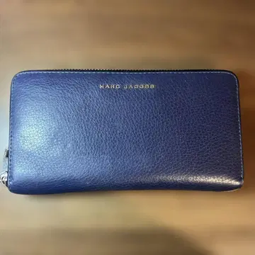 마크제이콥스 MARCJACOBS 장지갑 블루/골드