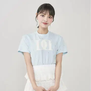 퀼팅 아플리케 비쥬 T셔츠 darich