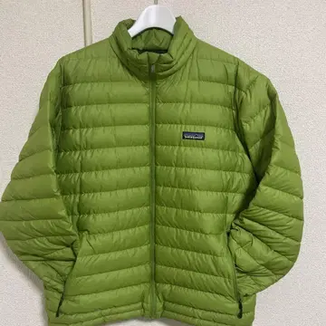 인기 컬러! Patagonia 다운 스웨터 게코 그린 M