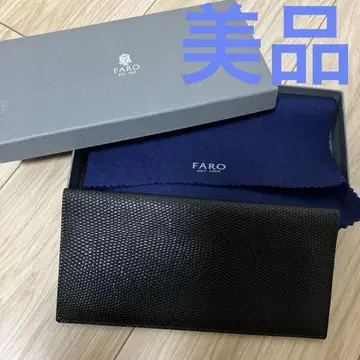 FARO 살리체 리자드 블랙 장지갑