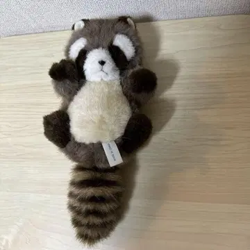 레트로 봉제 인형 피넛 클럽 킁킁 너구리 아라이구마