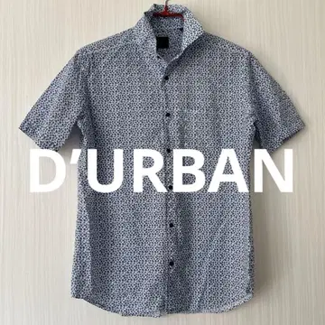 (익명 배송) 더반 DURBAN 남성용 반팔 버튼업 셔츠 M