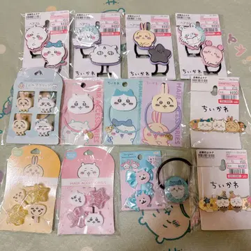 치이카와 헤어 액세서리 세트