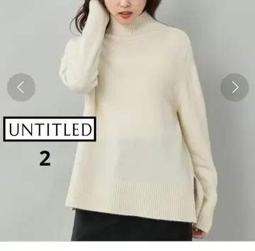 UNTITLED [ Oggi 게재 ] 라무 울 캐시미어 하이넥 니트