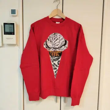 ICECREAM BBC 00's 빈티지 맨투맨 레드 M