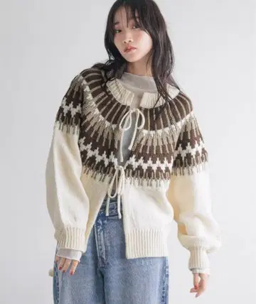 lowrysfarm 노르딕 2way 가디건