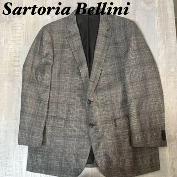 [ 사이즈 3L ] Sartoria Bellini 체크 테일러드 자켓