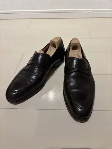 산크리스핀 다크 브라운 가죽 로퍼