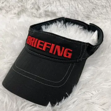 새상품급 BRIEFING 브리핑 선바이저 골프 모자 콜라보 블랙