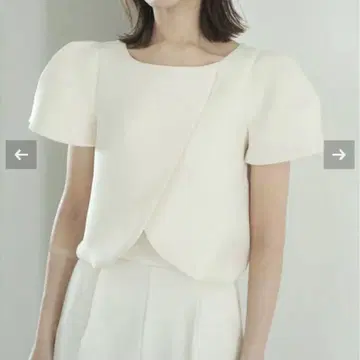 돌체 레이디 요크 상의 아이보리