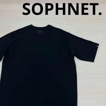 SOPHNET 코튼 실크 SS 와이드 풋볼 티