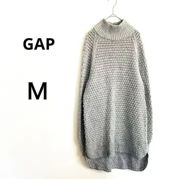 [GAP] GAP 터틀넥  니트 원피스 M 루즈핏