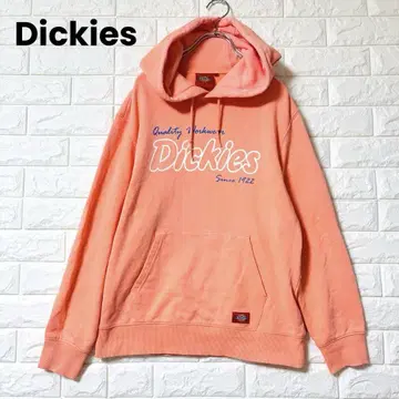 디키즈 후드티 트레이닝복 후드 핑크 S 캐주얼 빅 로고