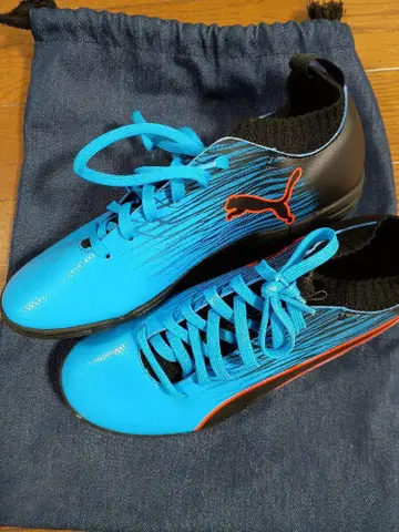 PUMA 축구 트레이닝 슈즈 23cm 파랑/블랙