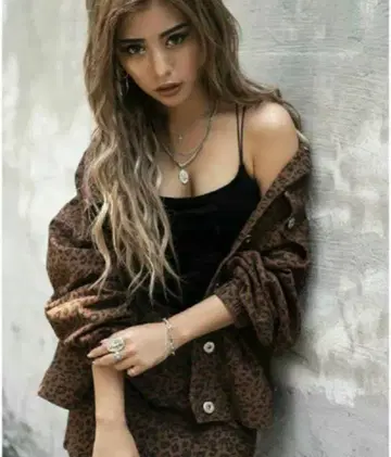 EGOIST 표범 무늬 자켓 F 사이즈 가을 옷 여성용 자켓