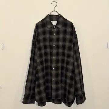 stein 옴브레 체크 긴팔 셔츠 ssstein