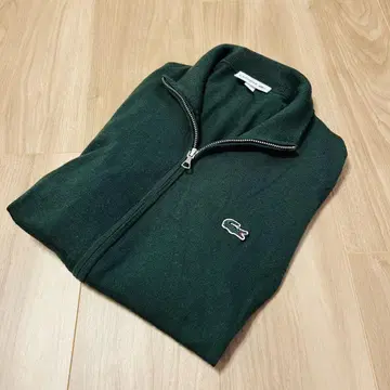 새상품급 라코스테/LACOSTE/드라이버즈 니트/그린