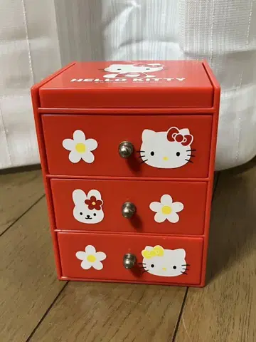 헤이세이 레트로 헬로키티 미니 화장대