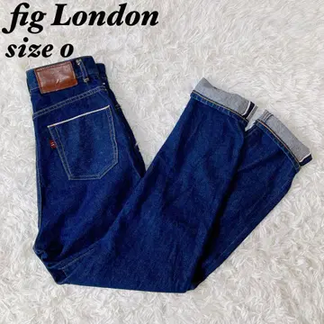 [ 새상품급 ] fig London 셀비치 데님 사이즈 0