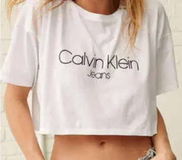 Calvin Klein Jeans 화이트 T셔츠 XS