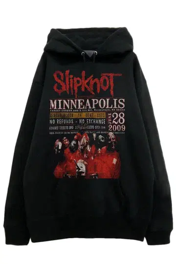 새상품 slipknot 후드티 XXL