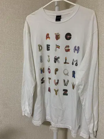 APPLEBUM atoz 프린트 롱 슬리브 T셔츠