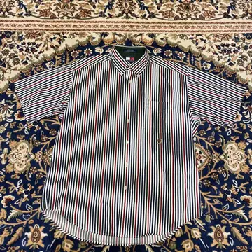 Tommy Hilfiger 스트라이프 반팔 셔츠 L 사이즈