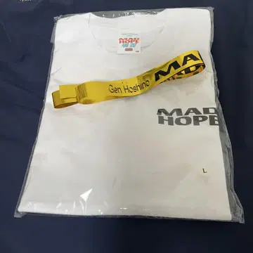 [ 새상품 ] 호시노 겐 MAD HOPE 아시아 투어 T셔츠 L사이즈