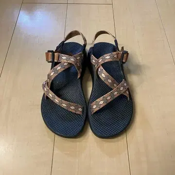 Chaco 아웃도어 샌들 네이비 오렌지 스트랩