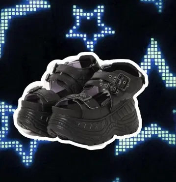 [ YOSUKE ] 통굽 스니커즈 밑창 샌들