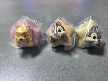 별 마스코트 참 칩, 데일, 곰돌이 푸 3개 세트
