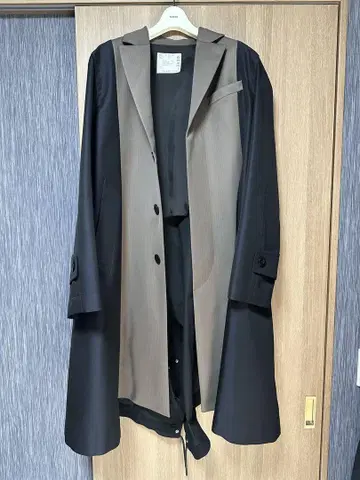 sacai Doeskin Mix Coat 사이즈 2 25ss