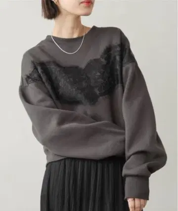 새상품 부즈루드 속기모 레이스 라인 맨투맨